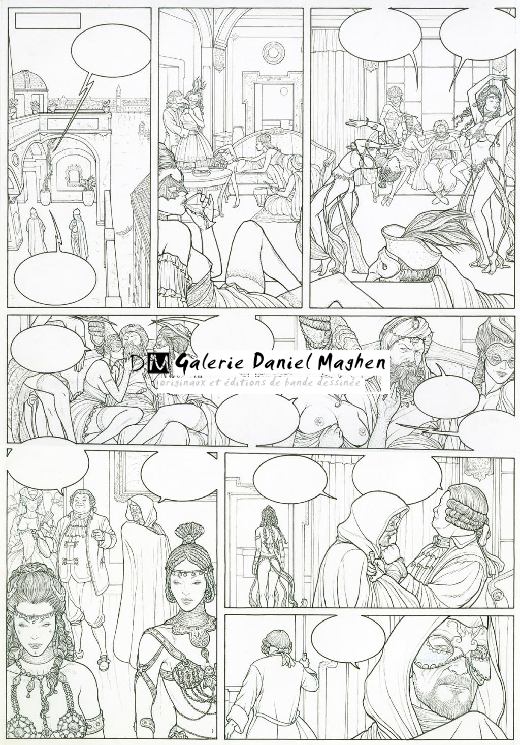 Planche originale - Adriano De Vincentiis - Encre de Chine - 2578