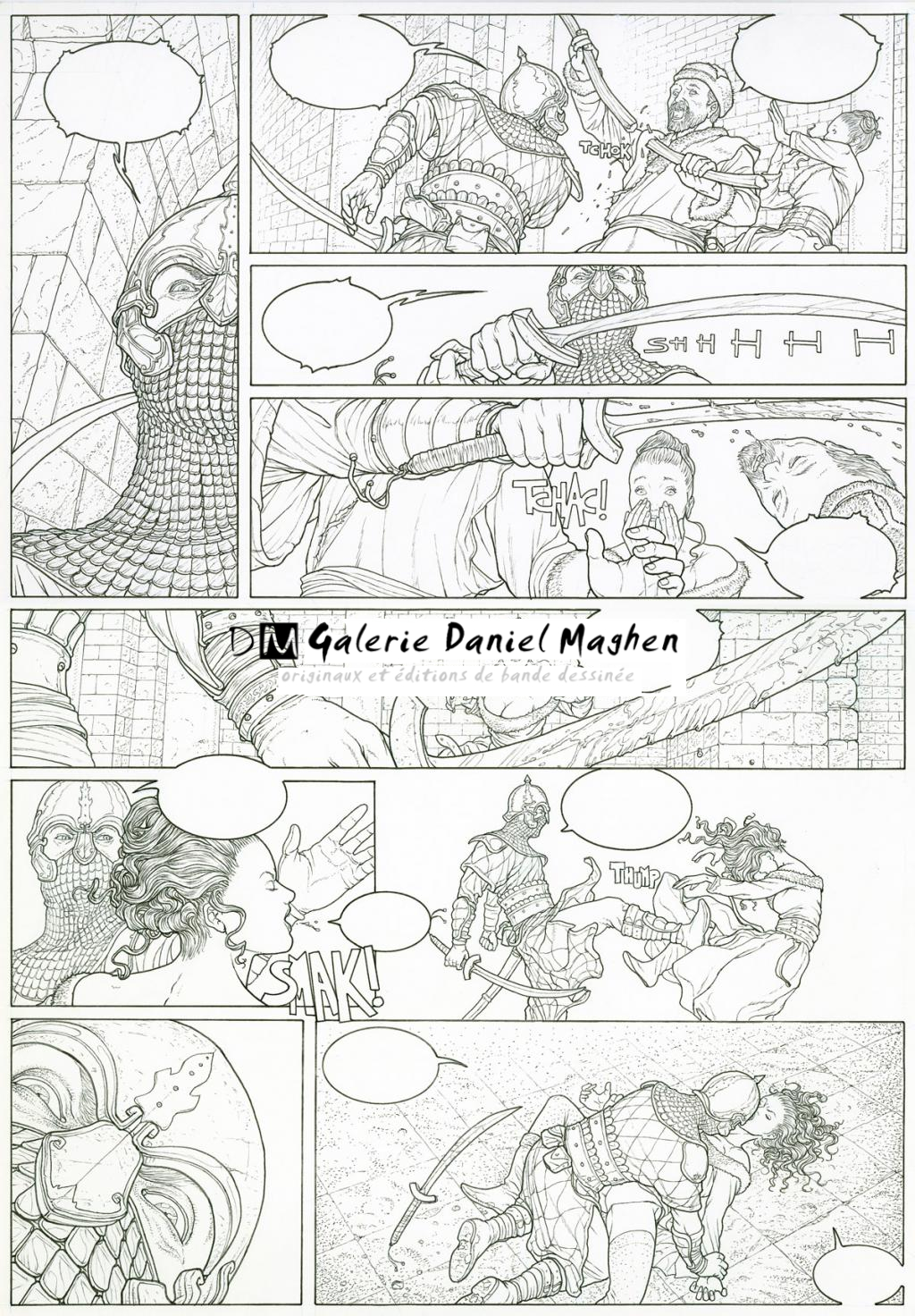 Planche originale - Adriano De Vincentiis - Encre de Chine - 2403