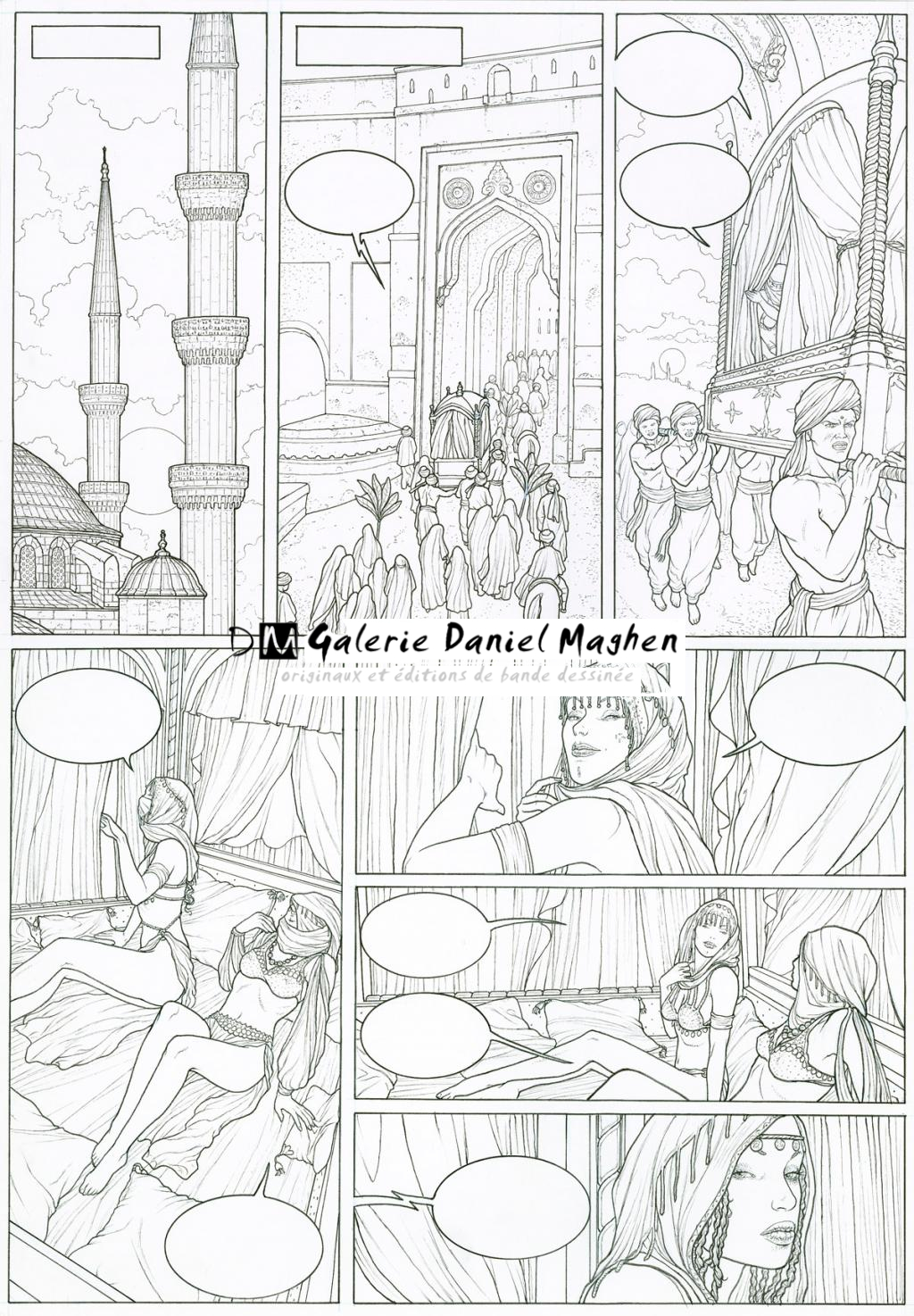 Planche originale - Adriano De Vincentiis - Encre de Chine - 2404