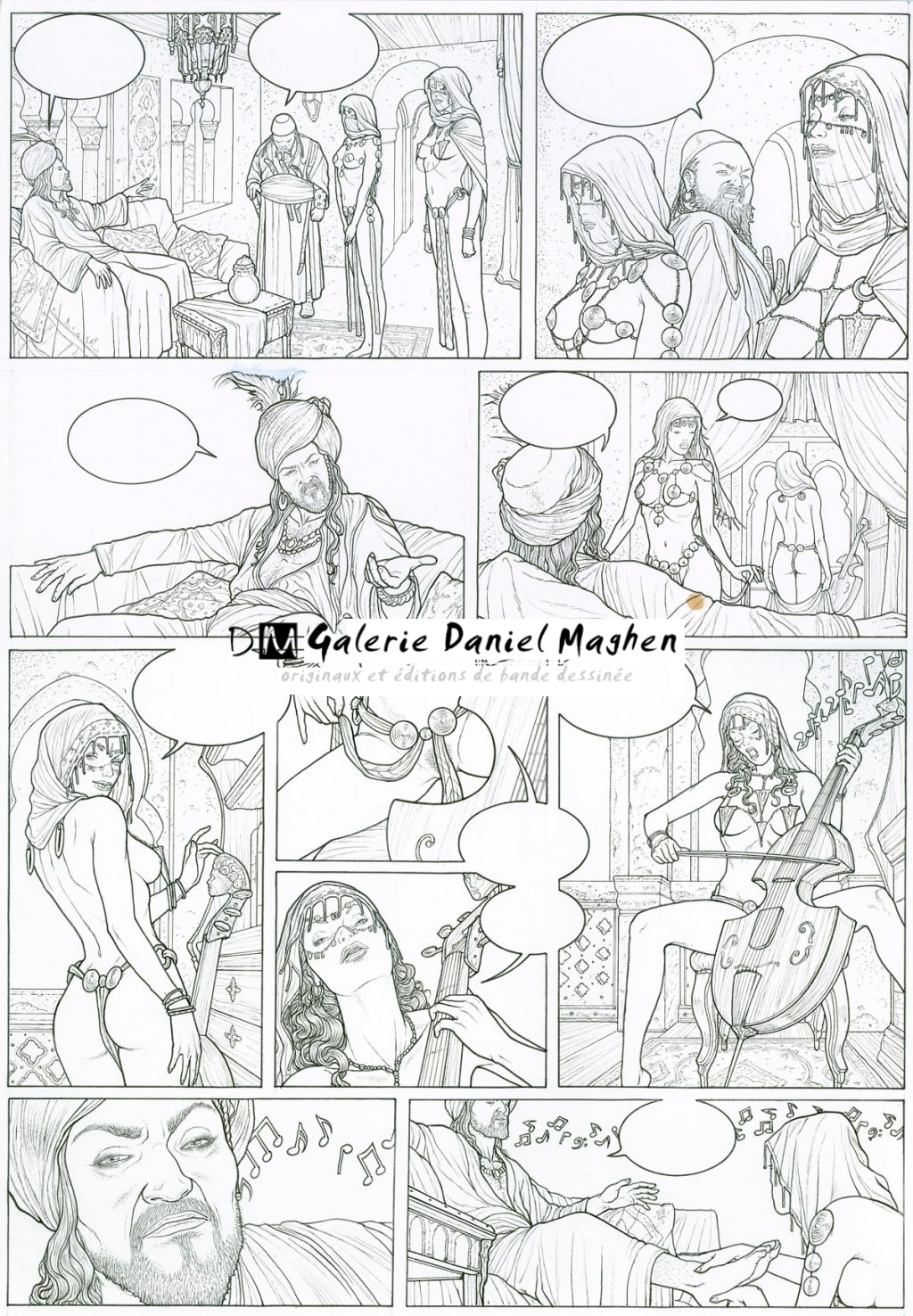 Planche originale - Adriano De Vincentiis - Encre de Chine - 2406