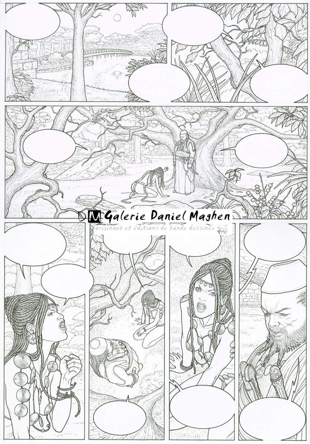 Planche originale - Adriano De Vincentiis - Encre de Chine - 2407