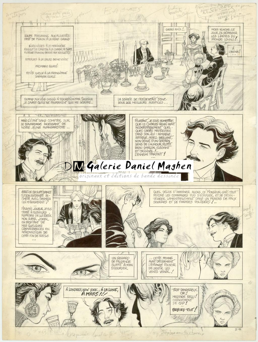 planche originale - Laurent Vicomte - Encre de Chine et mine de plomb sur papier - 2463