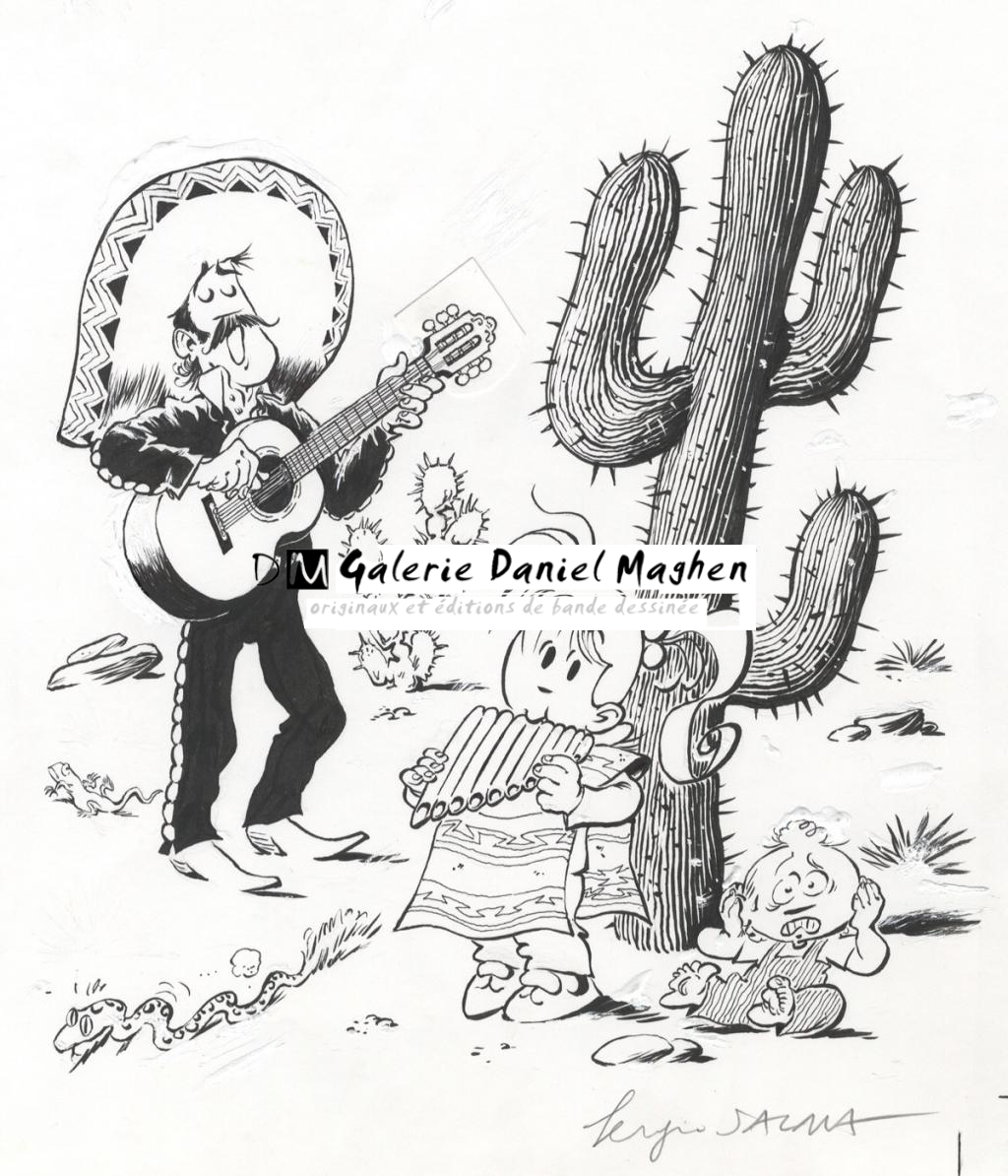 Couverture originale - Sergio Salma - Encre de Chine - 2467