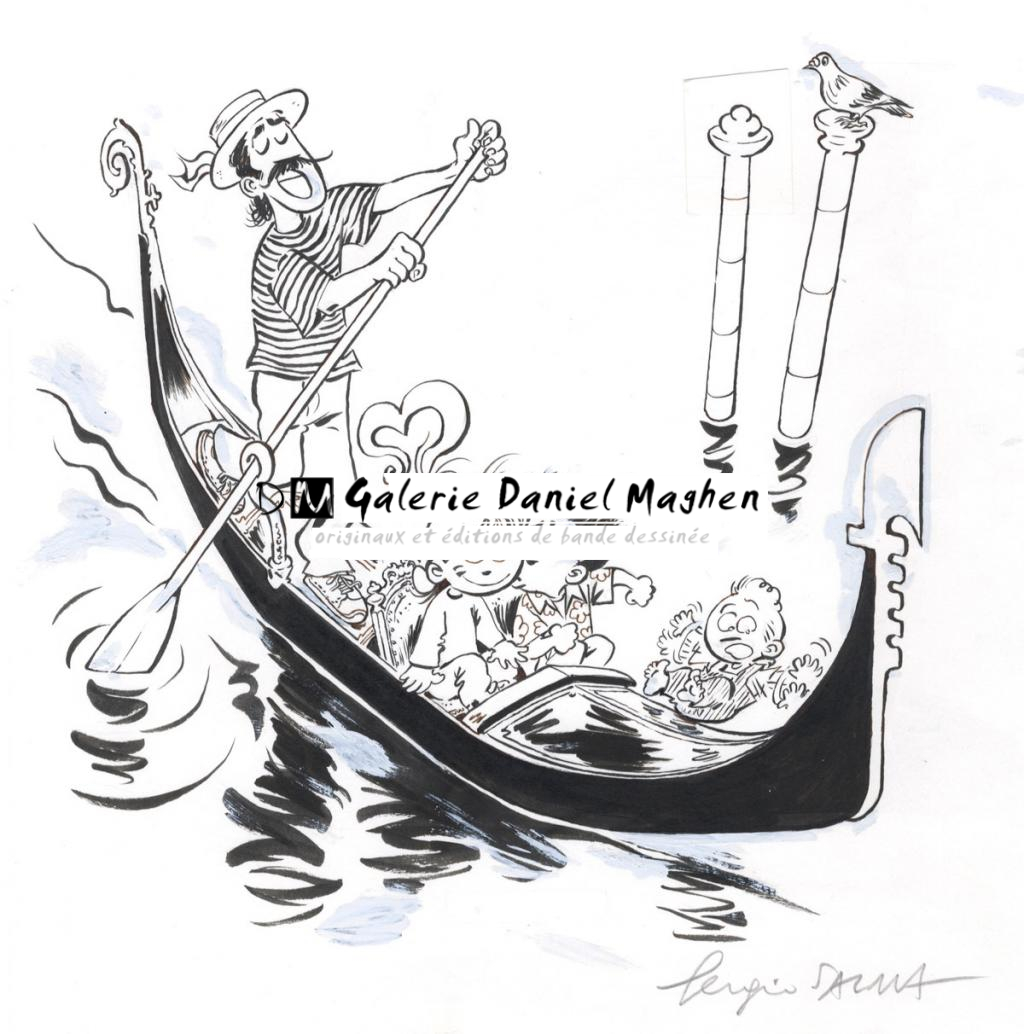 Couverture originale - pliure droite du dessin - Sergio Salma - Encre de Chine - 2468