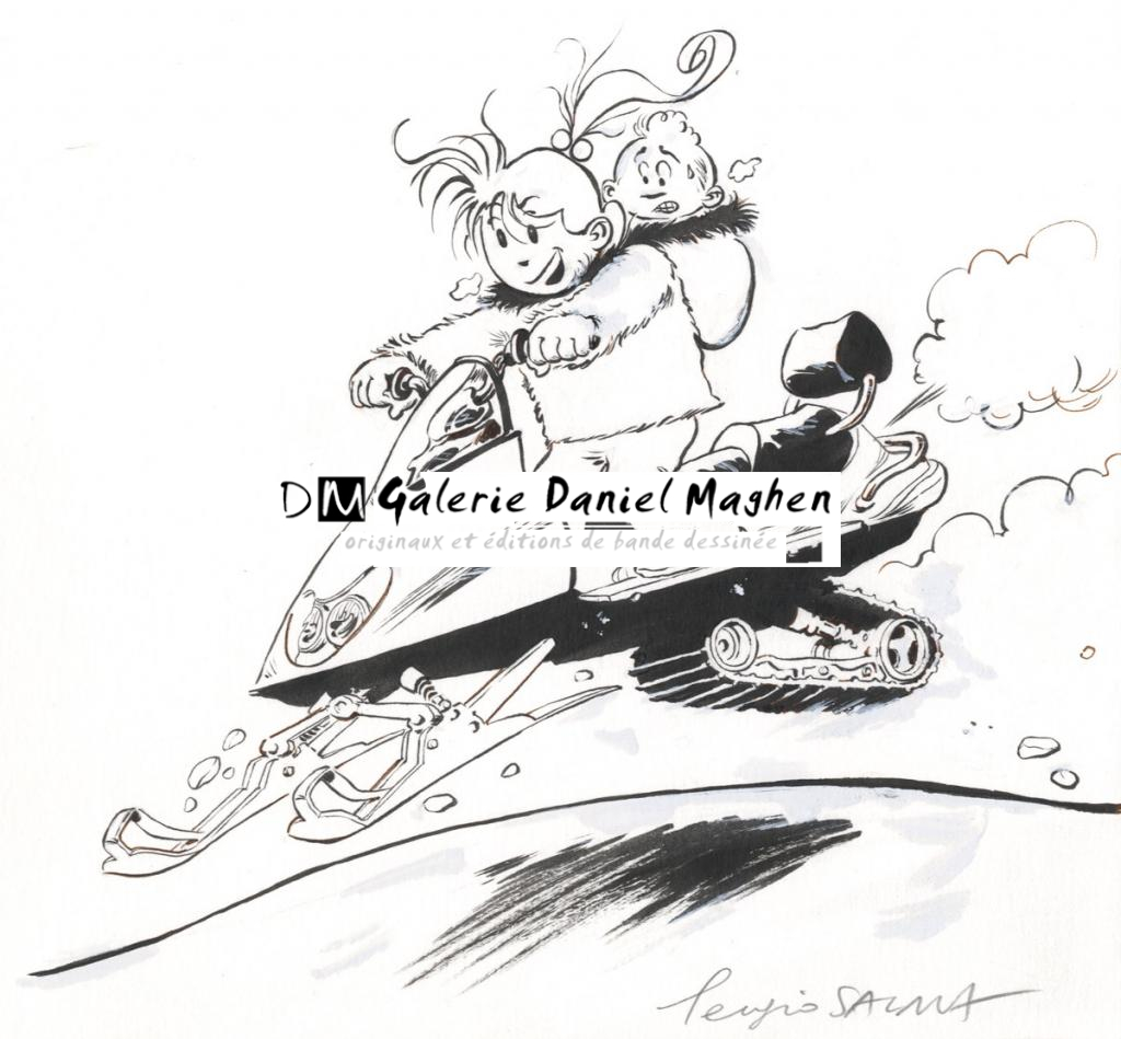 Couverture originale - Sergio Salma - Encre de Chine - 2470