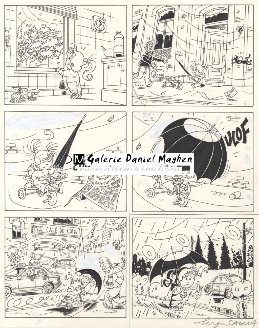 planche originale - Sergio Salma - Encre de Chine - 2476