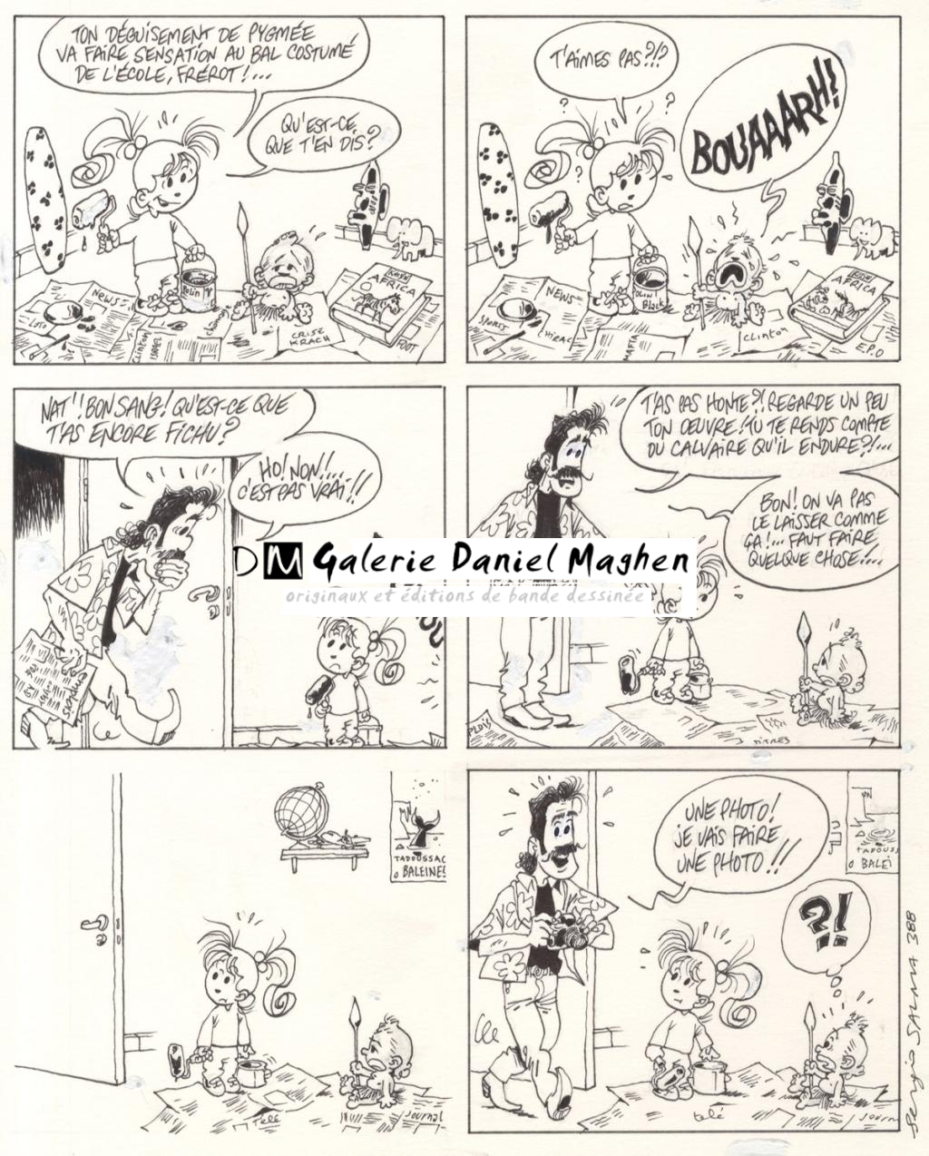 planche originale - gag 388 - Sergio Salma - Encre de Chine - 2480