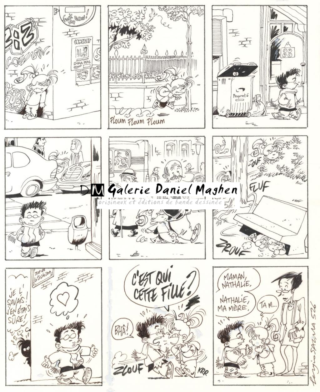 planche originale - gag 526 - Sergio Salma - Encre de Chine - 2485