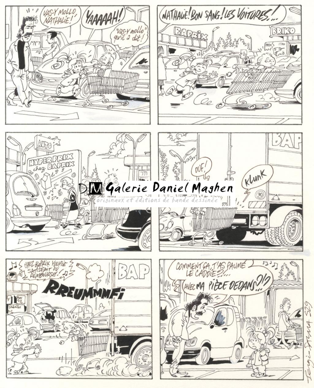 planche originale - gag 529 - Sergio Salma - Encre de Chine - 2486