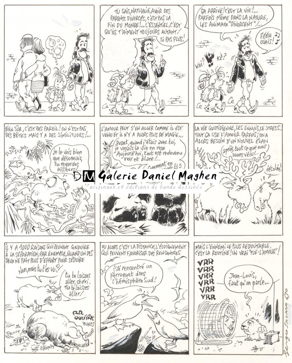 planche originale - gag 630 - Sergio Salma - Encre de Chine - 2488