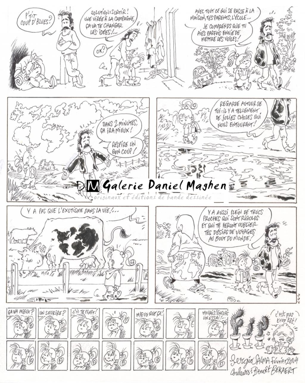 planche originale - gag 644 - Sergio Salma - Encre de Chine - 2489