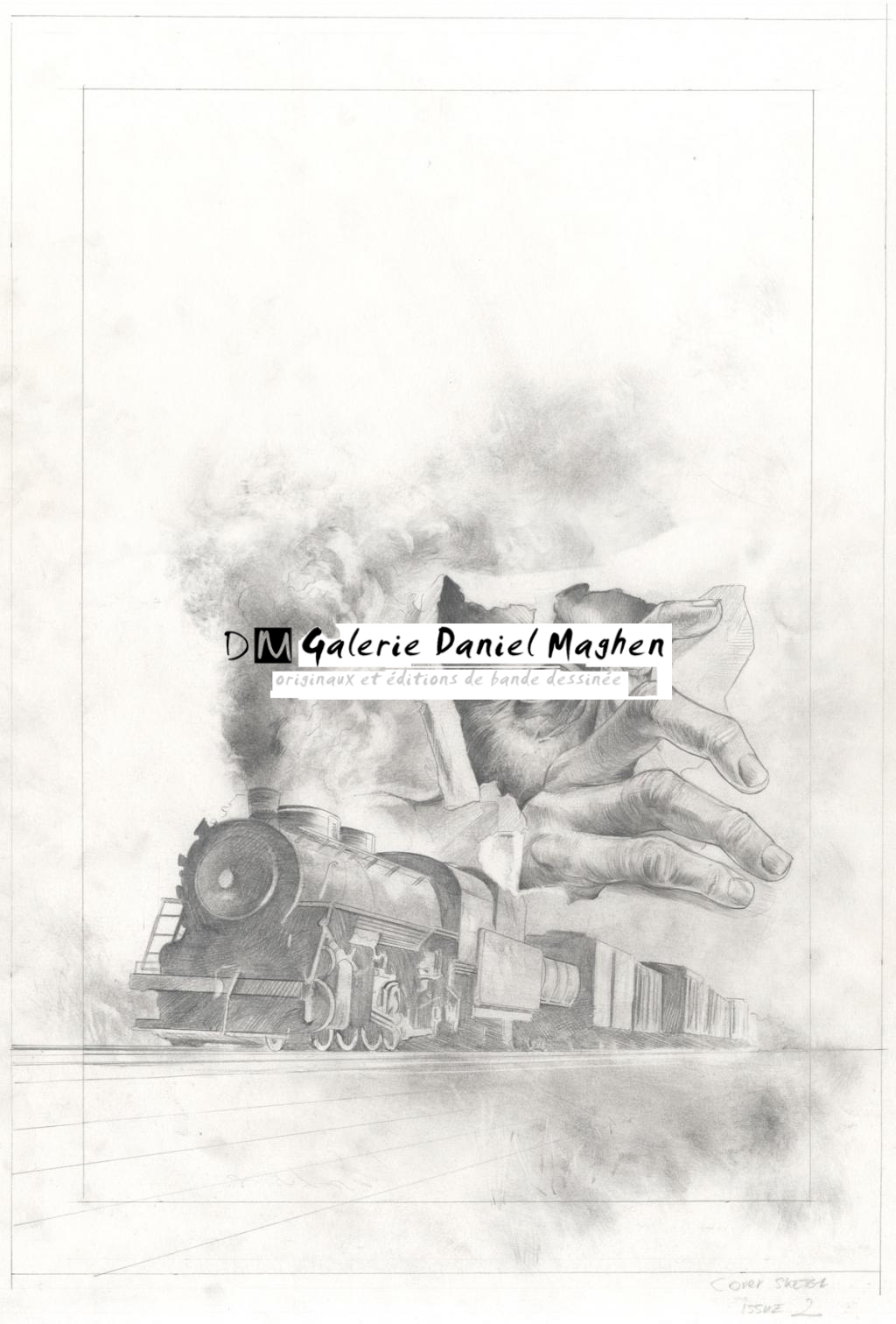 Crayonné de couverture - Attila Futaki - Mine de plomb sur papier - 2561