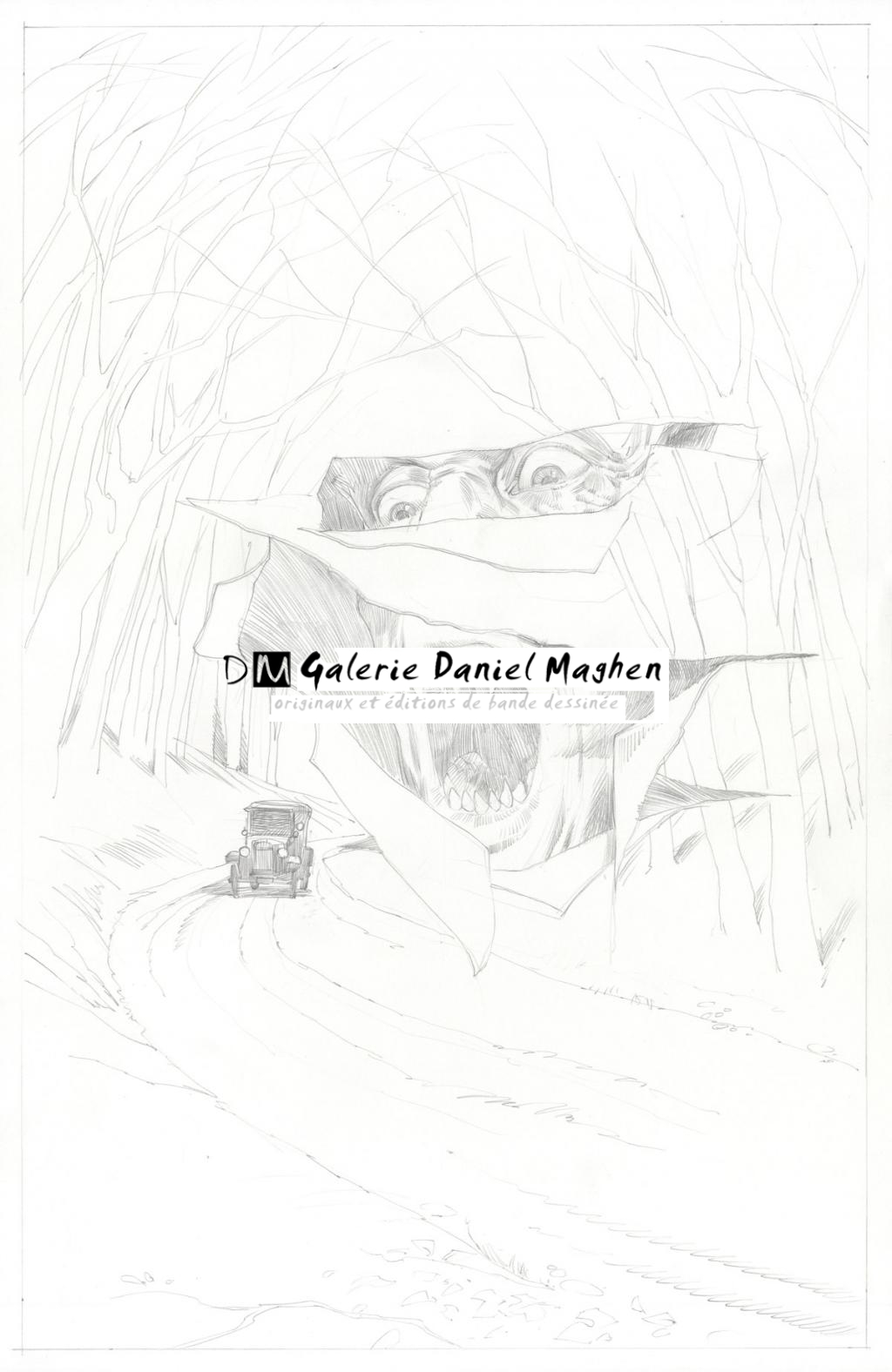 Crayonné de couverture - Attila Futaki - Mine de plomb sur papier - 2563