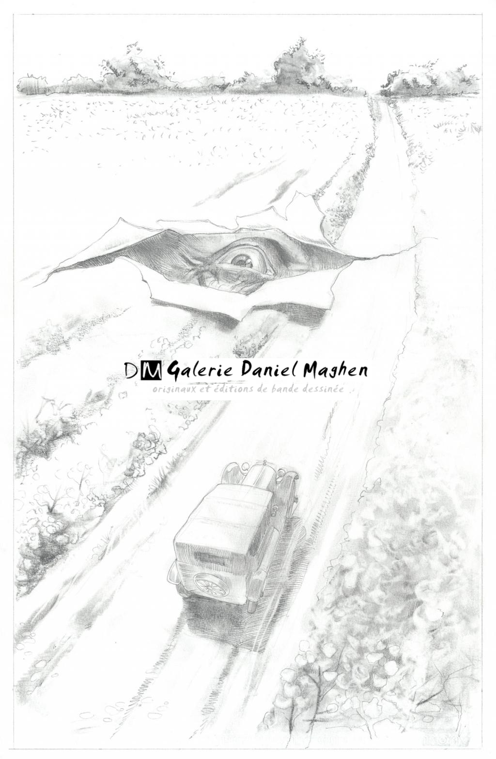 Crayonné de couverture - Attila Futaki - Mine de plomb sur papier - 2565