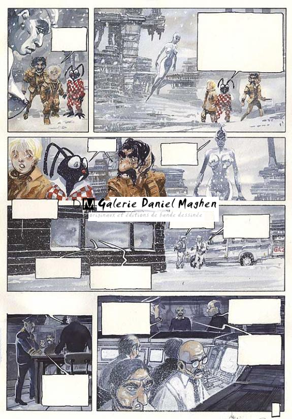 p35 - Fabrice Meddour - Aquarelle et encre de Chine sur papier - 237