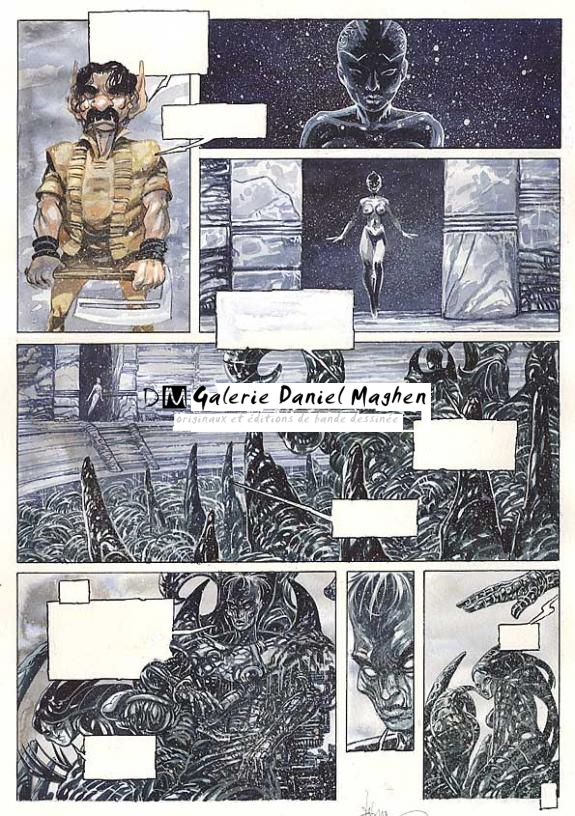 p38 - Fabrice Meddour - Aquarelle et encre de Chine sur papier - 236