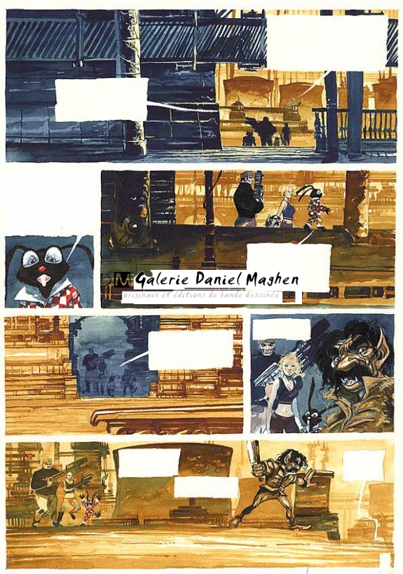 p19 - Fabrice Meddour - Encre de Chine et acrylique sur papier - 234