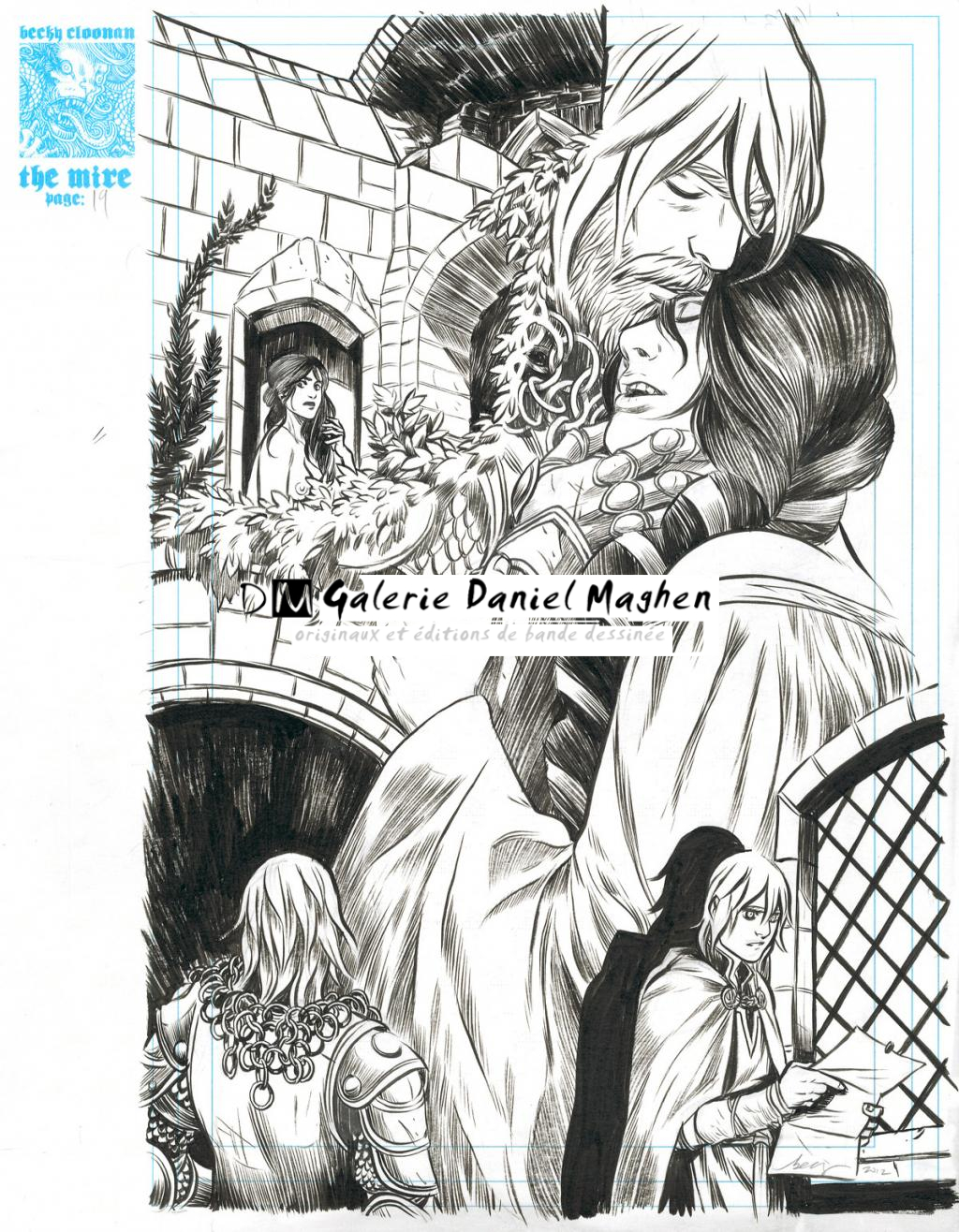 Planche originale - Becky Cloonan - Encre de Chine - 2534