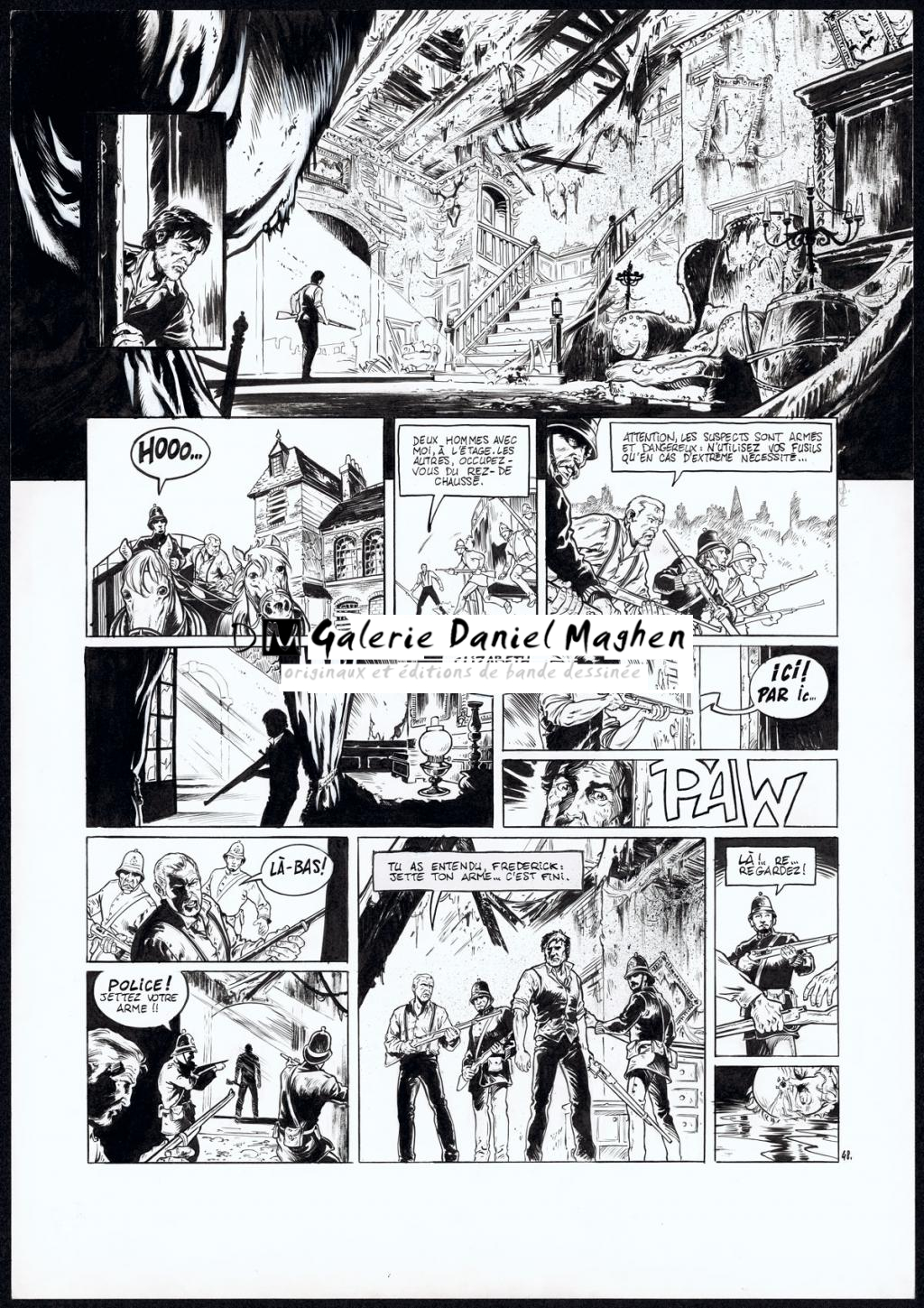 Planche originale - Jean Charles Poupard - Encre de Chine - 2492