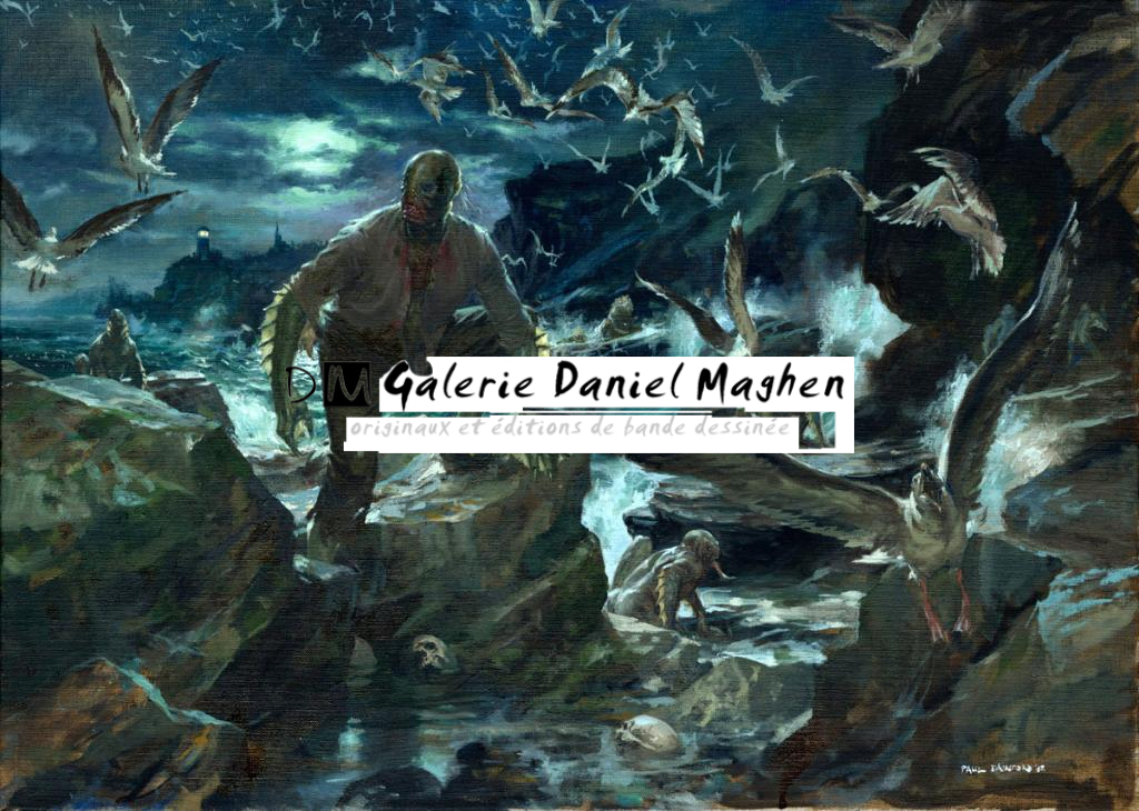 A Shadow Over Innsmouth" de H.P. Lovecraft - Paul Dainton - Huile - 2511