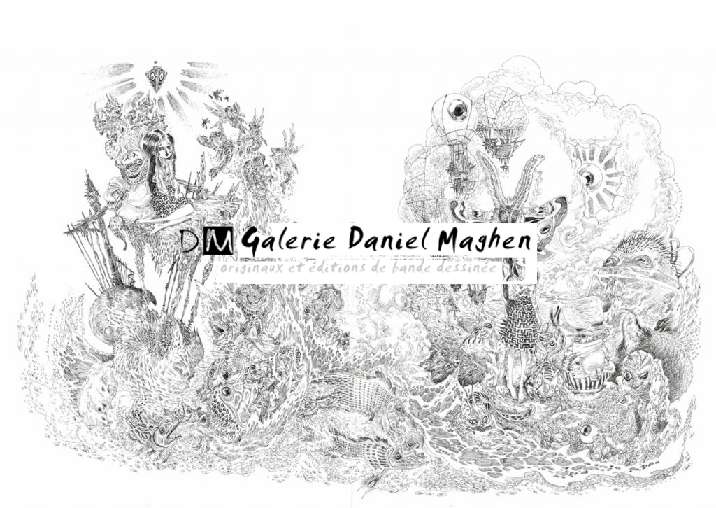 Giovanni Rigano
"Abarat" de Clive Barker - The Book Show - Encre de Chine sur papier - 2505