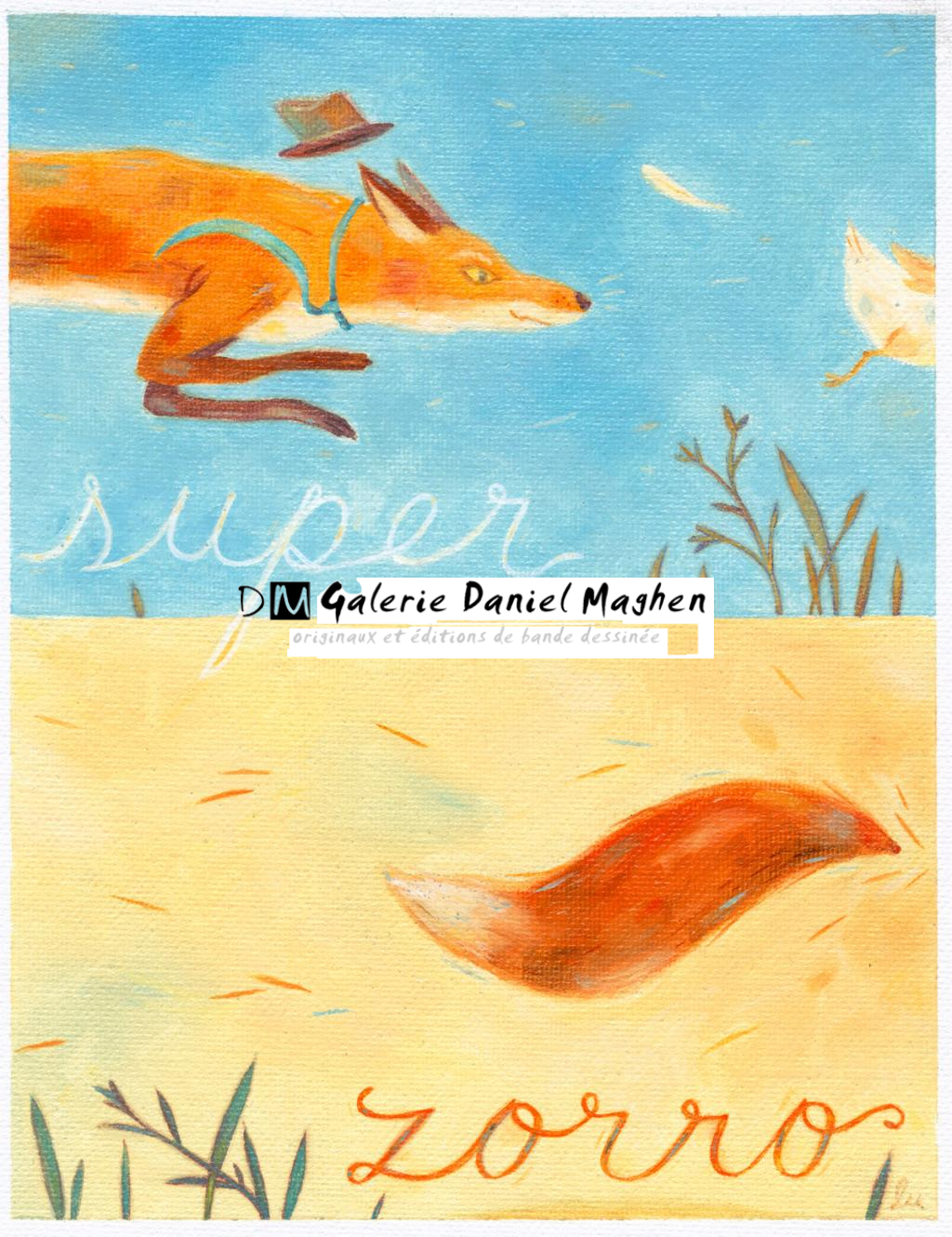 Luisa Uribe
"Fantastic Mr. Fox" de Roald Dahl - The Book Show - Encre de couleur sur papier - 2507