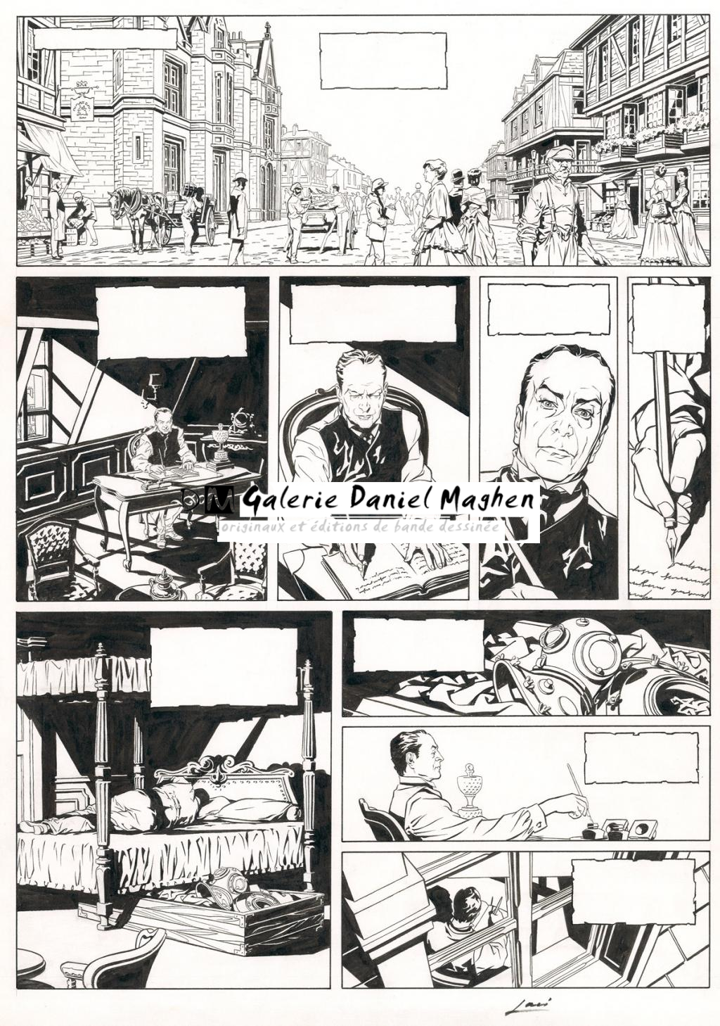 Planche originale - Laci - Encre de Chine - 2497