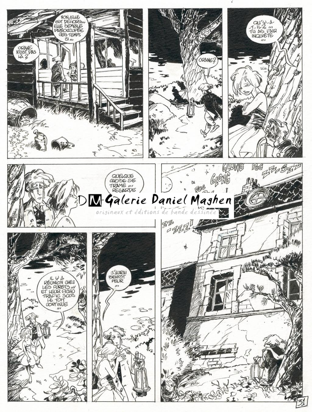 Planche originale - Claire Wendling - Encre de Chine - 2987