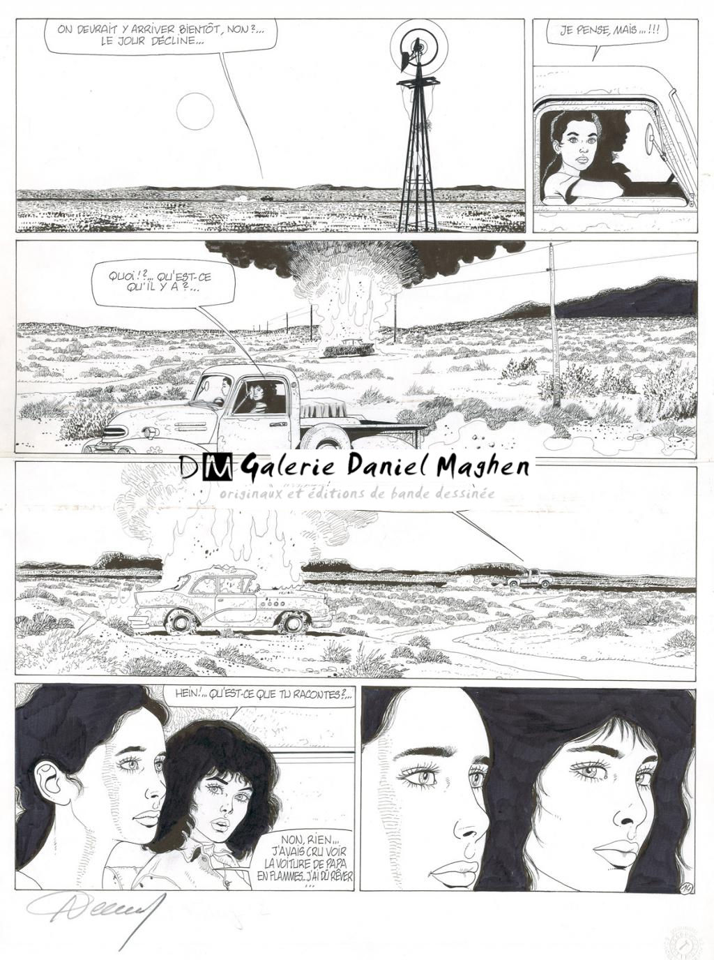 Planche originale - Renaud - Encre de Chine - 2522