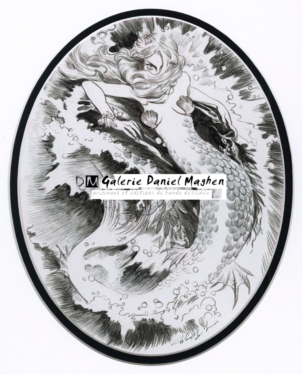 Mindy Lee
"La petite Sirène" de Hans Christian Andersen - The Book Show - Encre de Chine - 2508