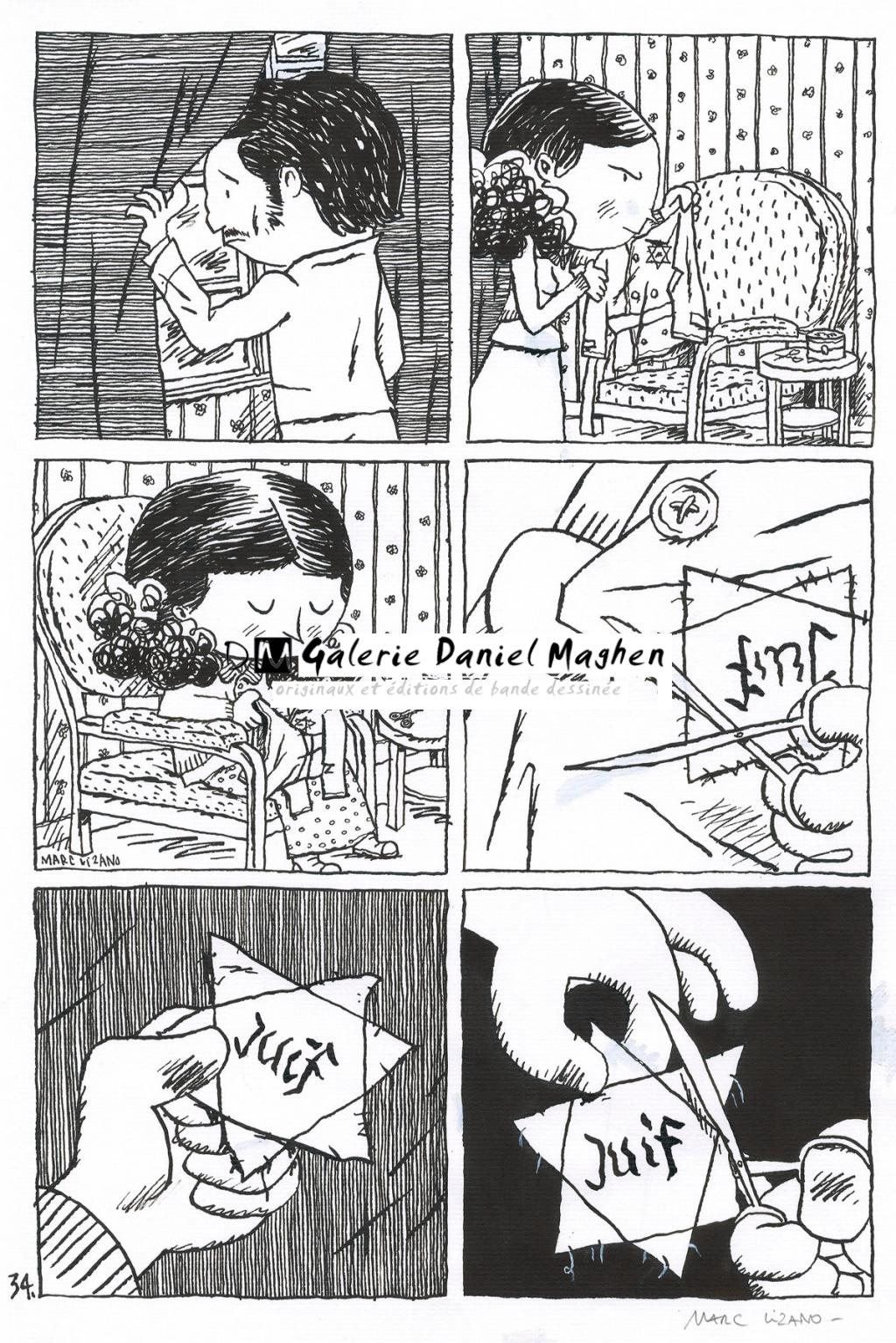 planche originale - Marc Lizano - Encre de Chine - 2547