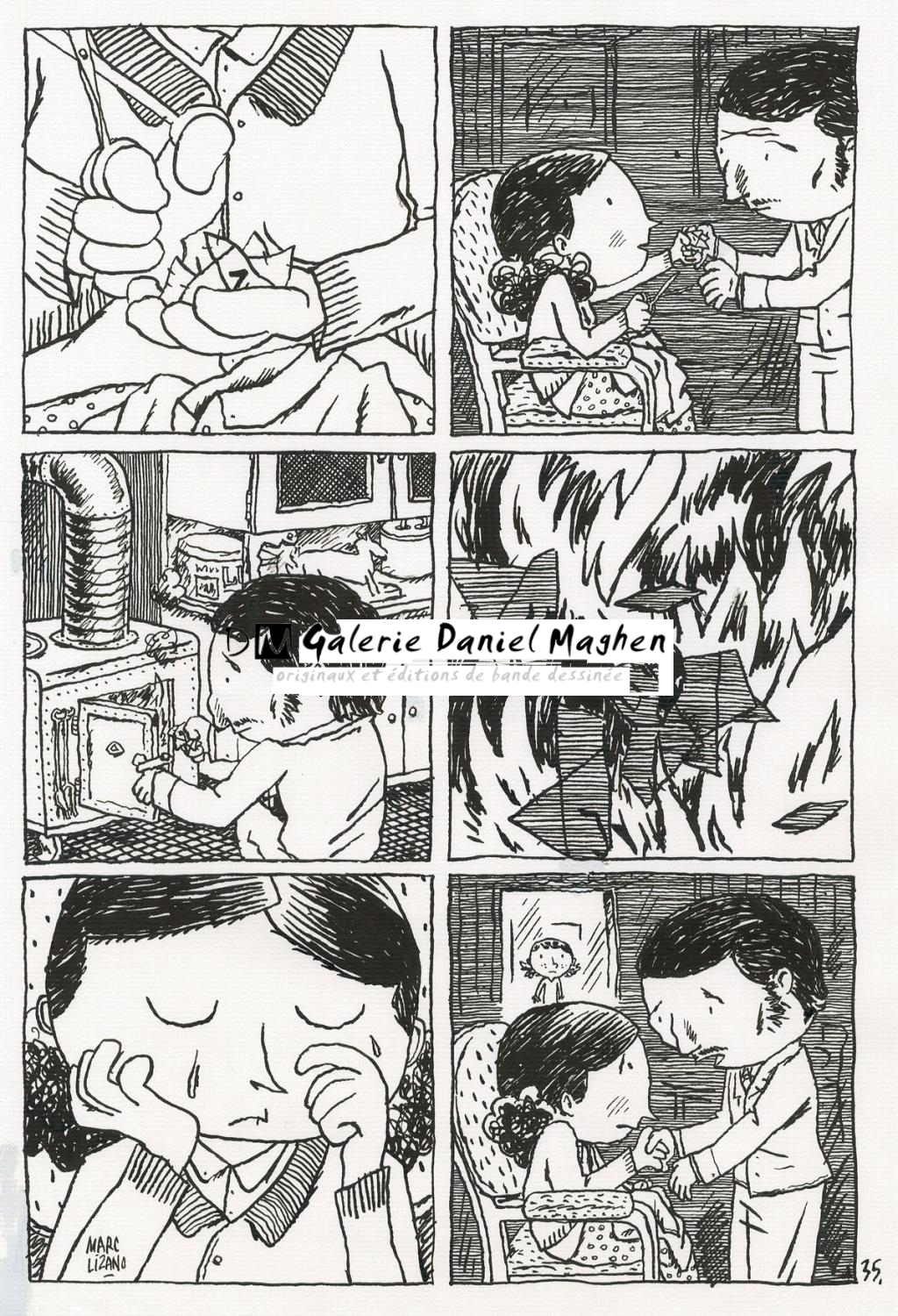 planche originale - Marc Lizano - Encre de Chine - 2548