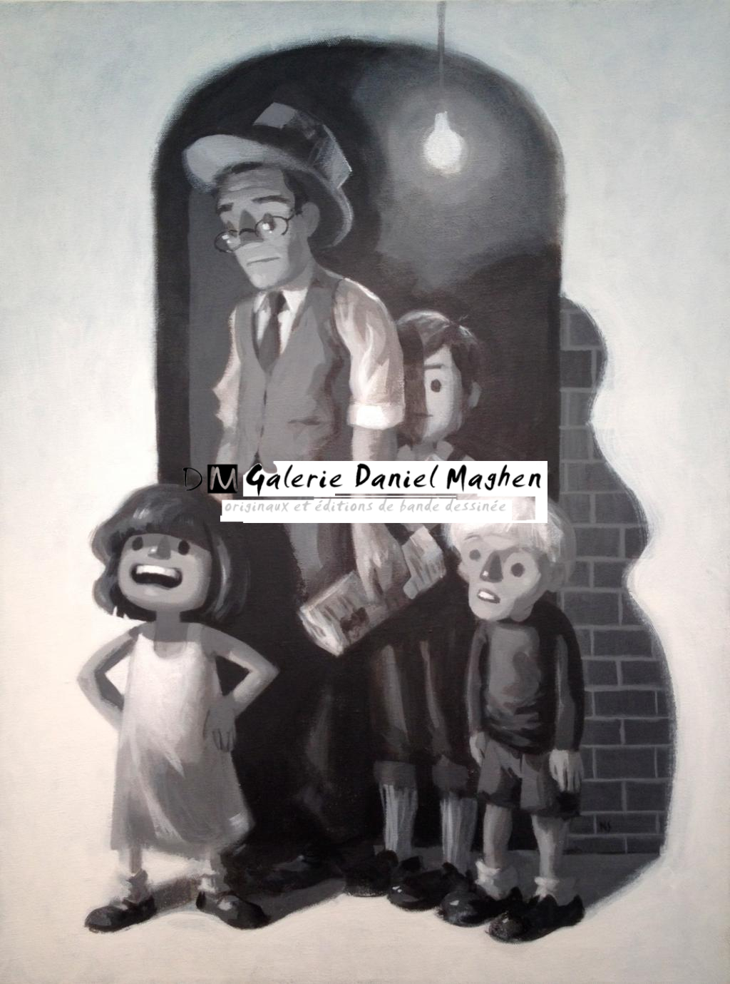 Nathan Stapley
"To kill the Mocking Bird" de Harper Lee - The Book Show - Acrylique sur toile - 2514