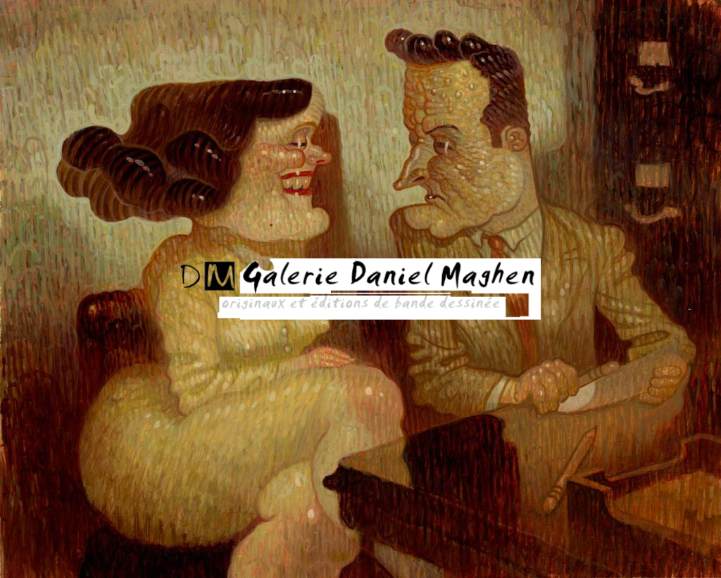 The Power of Sexual Surrender de Marie N.Ronbinson - chapter : The Masculine Woman - Dave Cooper - Huile sur toile - 2527