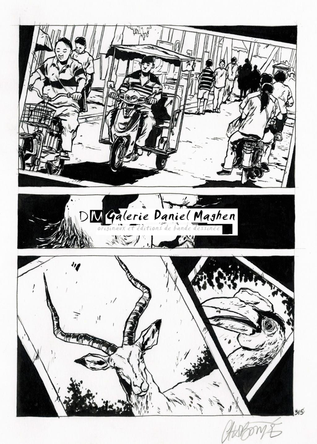 planche 315 - Christophe Chabouté - Encre de Chine - 2524