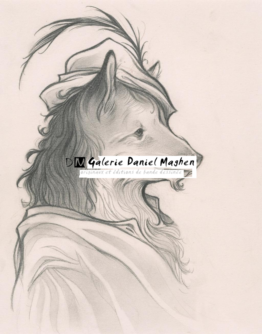 Renard - Cory Godbey - Mine de plomb sur papier - 2585