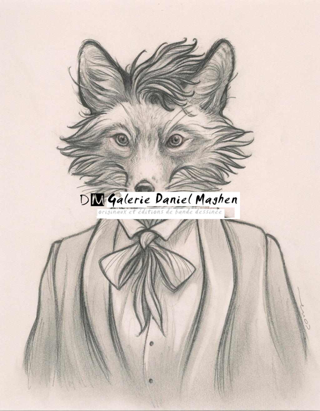 Renard - Cory Godbey - Mine de plomb sur papier - 2588