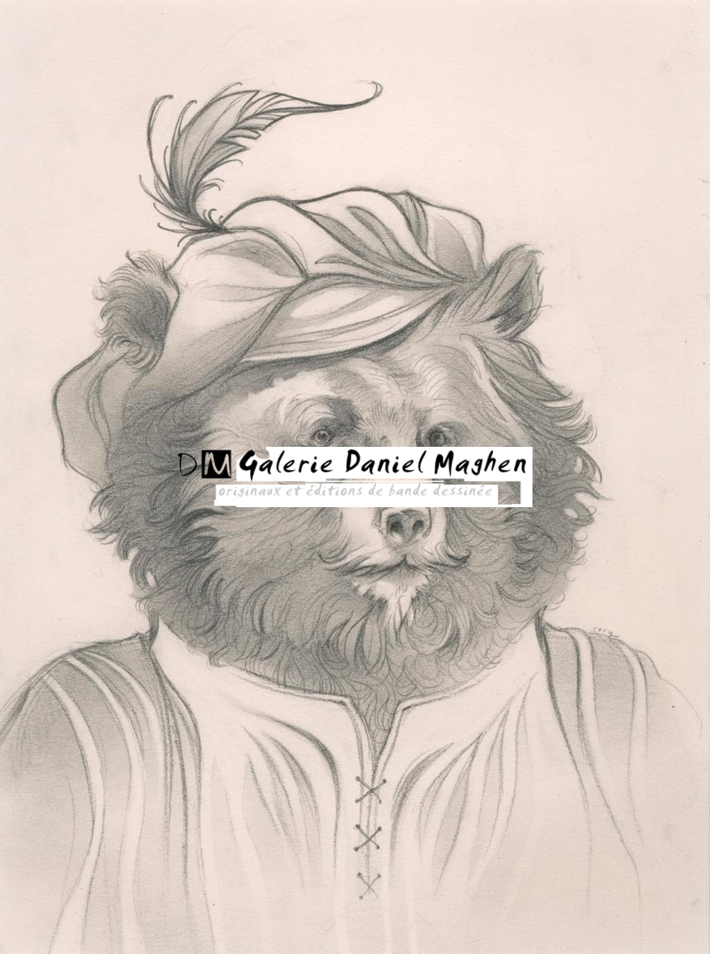 Ours - Cory Godbey - Mine de plomb sur papier - 2592