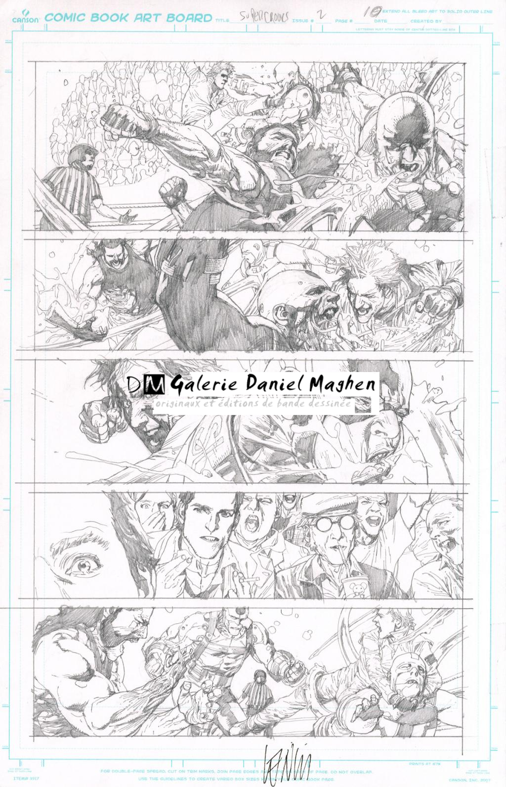 Planche originale - Leinil Yu - Mine de plomb sur papier - 2537