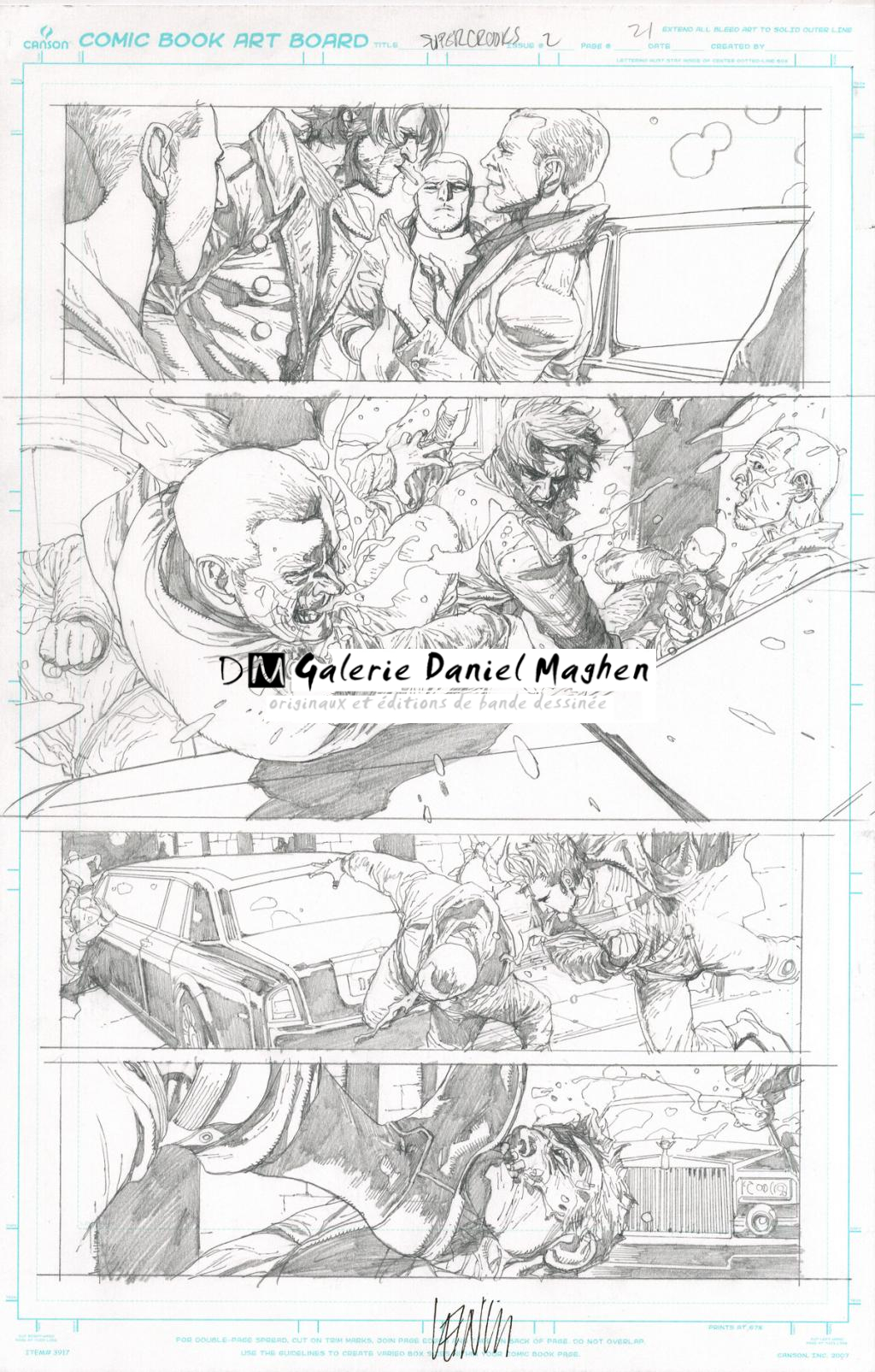 Planche originale - Leinil Yu - Mine de plomb sur papier - 2538