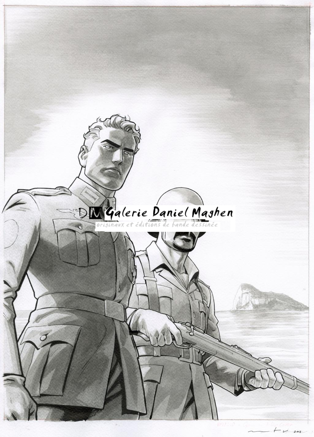 Illustration originale inédite - Marcial Toledano - Encre de Chine et lavis sur papier - 2643