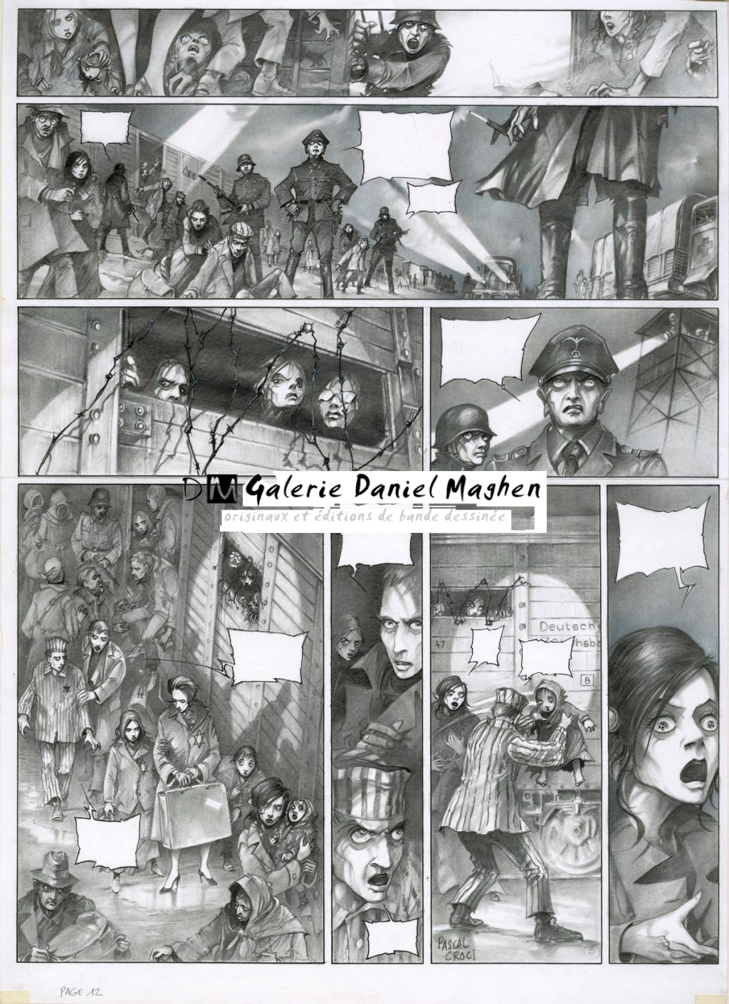 Planche originale - Pascal Croci - Encre de Chine et mine de plomb sur papier - 2551