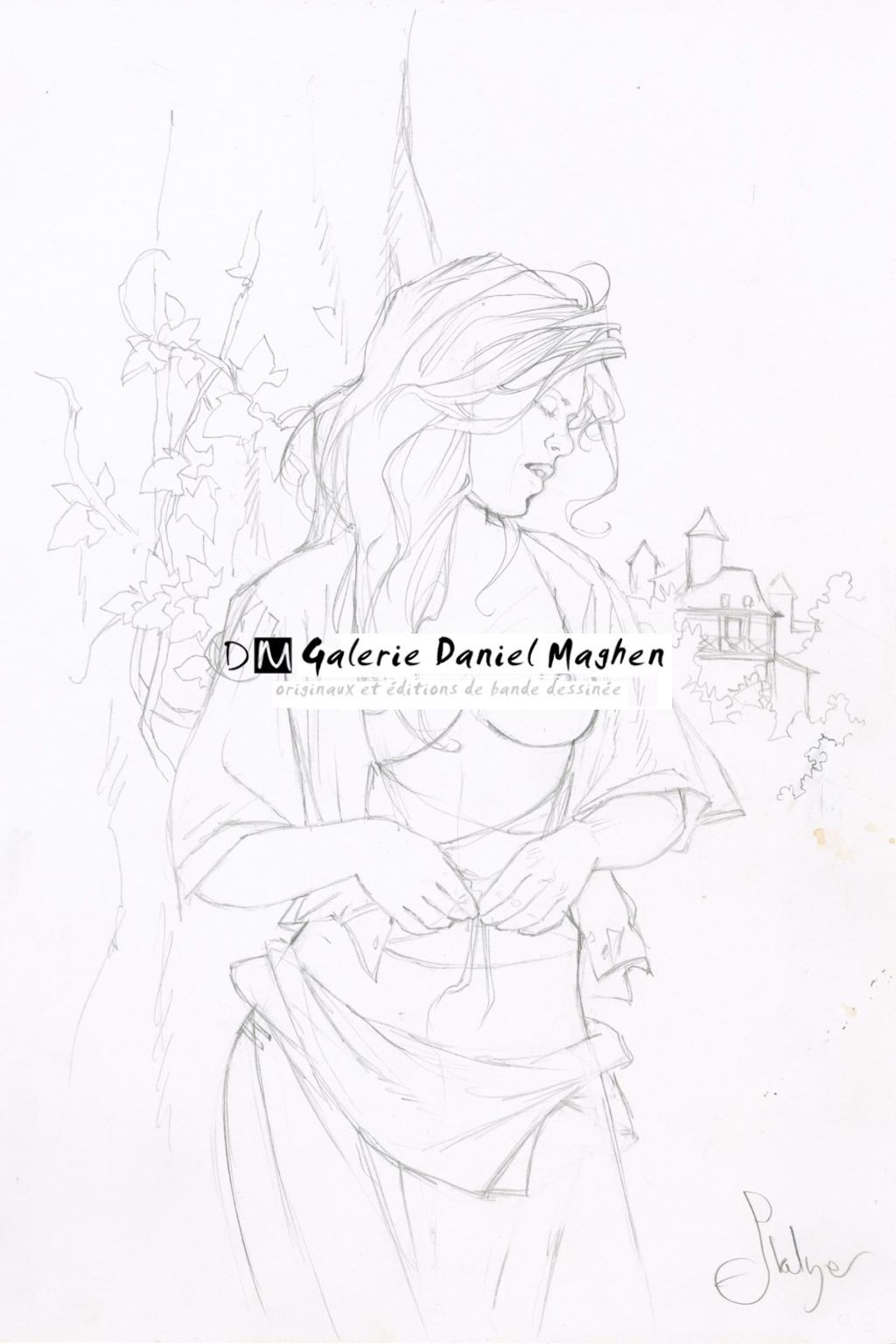 illustration originale, tirage de tête - Eric Stalner - Mine de plomb sur papier - 2553