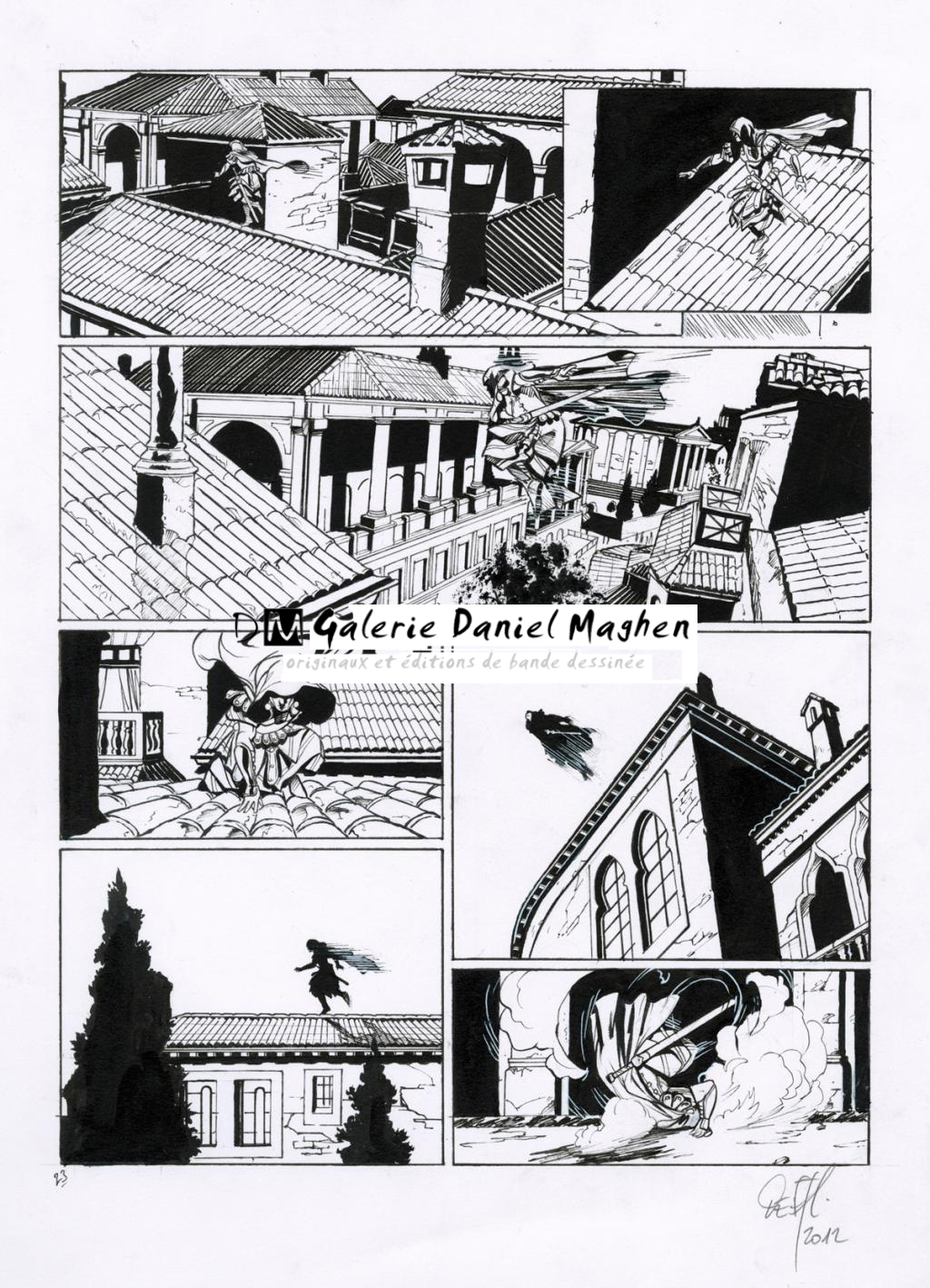 Planche originale - Djillali Defali - Encre de Chine sur papier - 2571