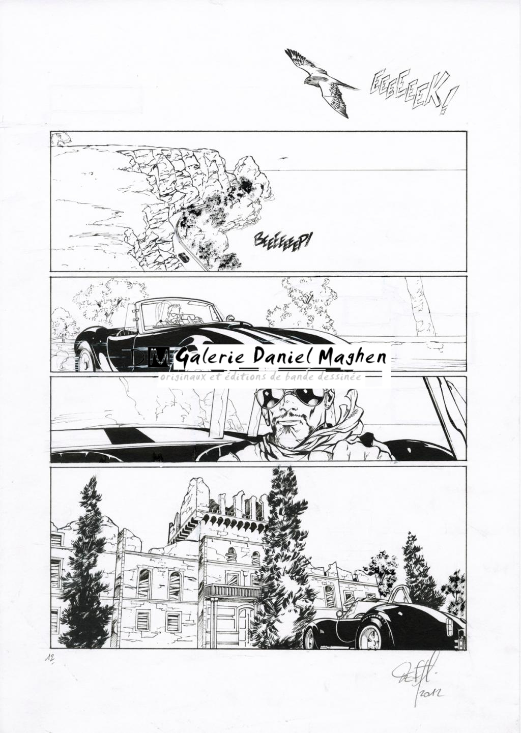 Planche originale - Djillali Defali - Encre de Chine sur papier - 2575