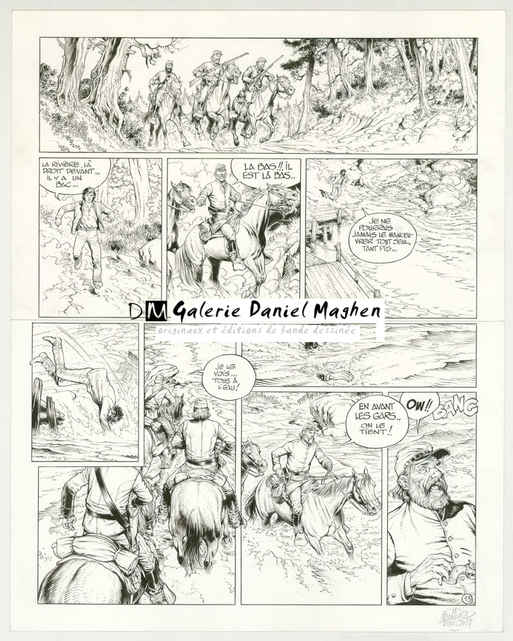 Planche originale - Michel Blanc-Dumont - Encre de Chine sur papier - 3215