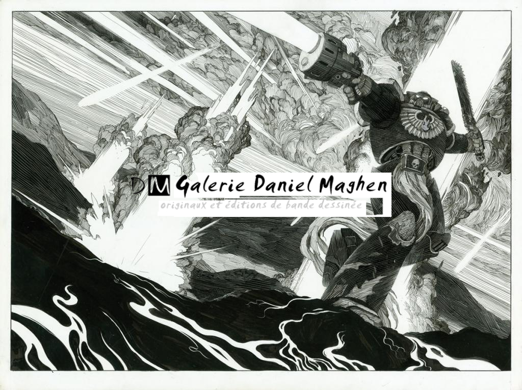 Couverture pour le roman Warhammer 40000 : Salamander - Nicolas Delort - Carte à gratter - 3919