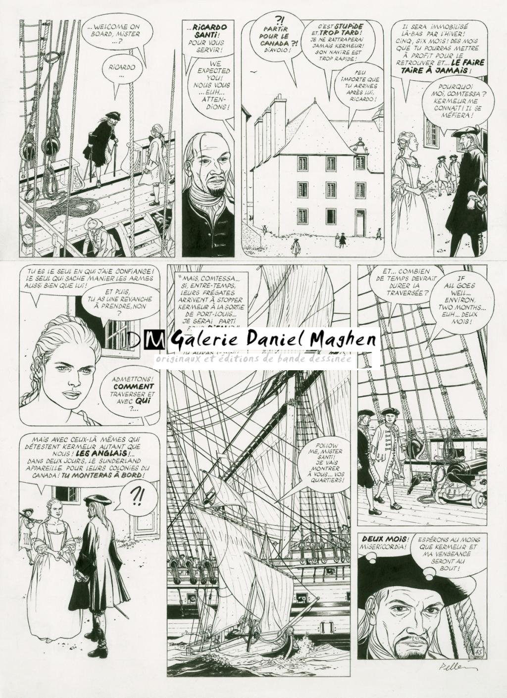 Planche originale - Patrice Pellerin - Encre de Chine - 2663