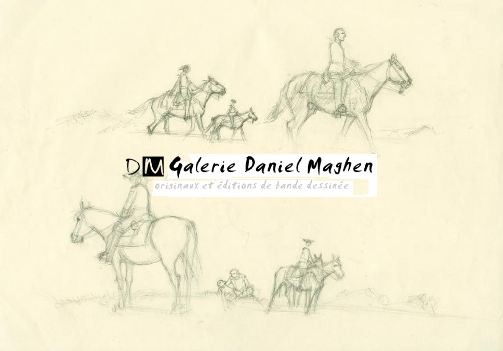 Crayonné original - Patrice Pellerin - Mine de plomb sur papier - 2660