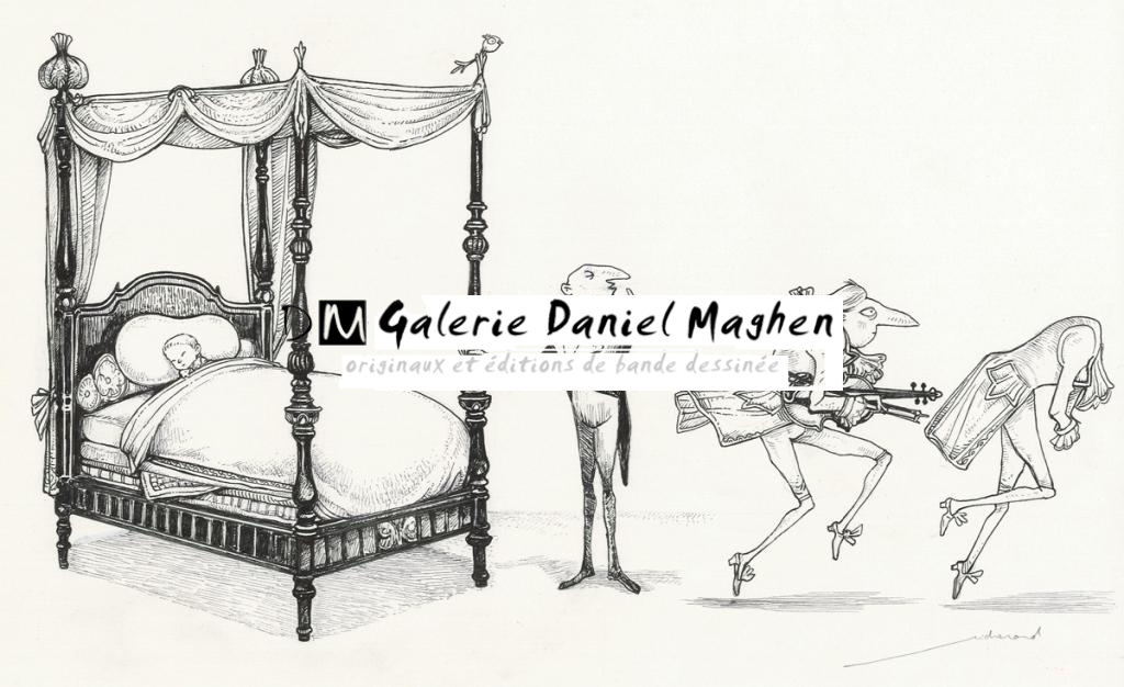 Illustration originale - Lionel Richerand - Encre de Chine - 2611